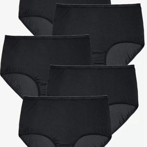 Plus Sz 16 9x cotton Full-Cut Brief Panties